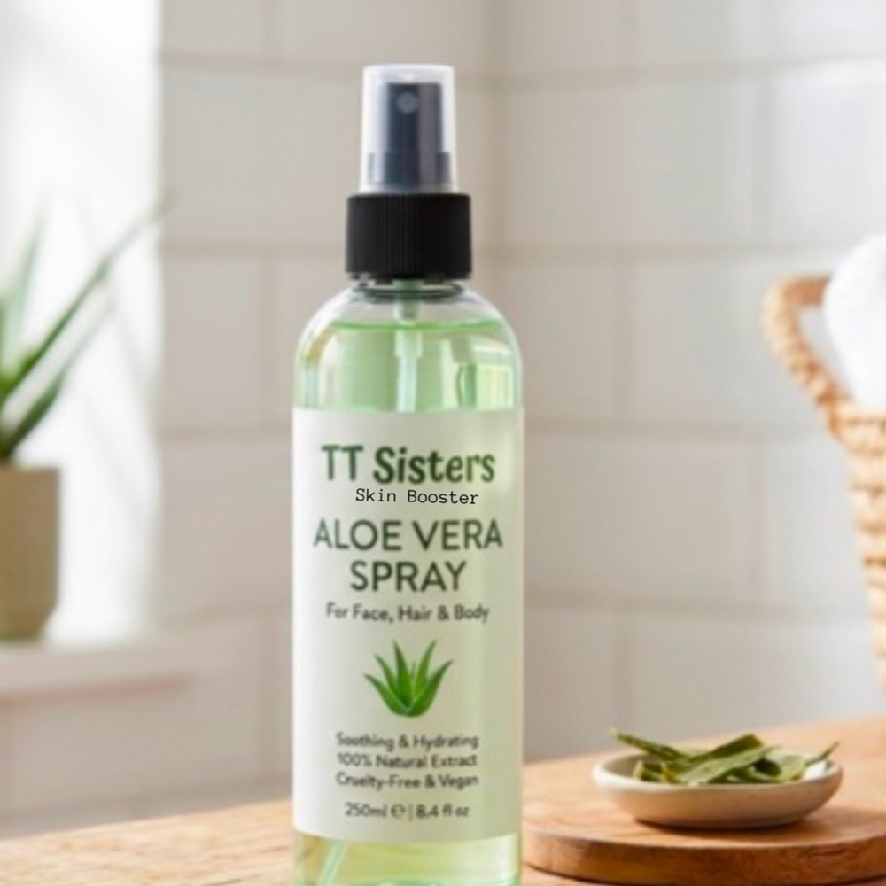 Aloe Vera Spray Moisturizer — Soothing Hydration (Green)